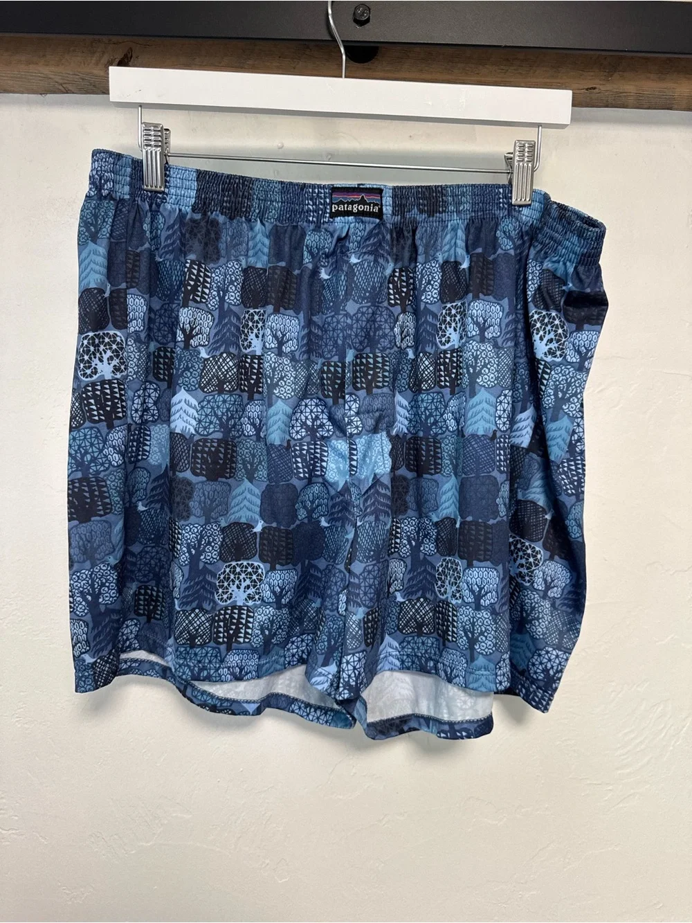 Patagonia Men's Blue Patterned Shorts